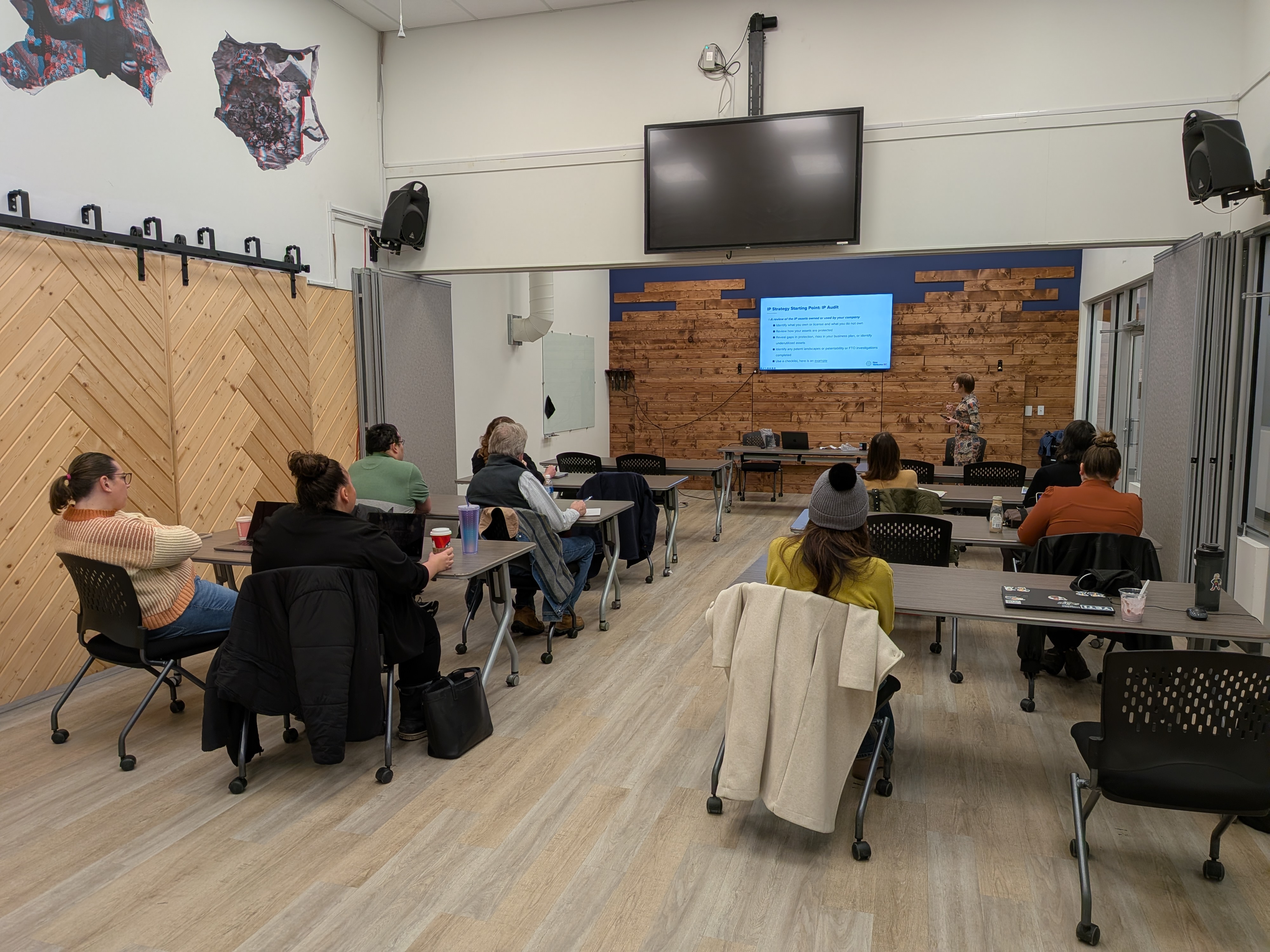 Susan Tees presenting at the IP Bootcamp